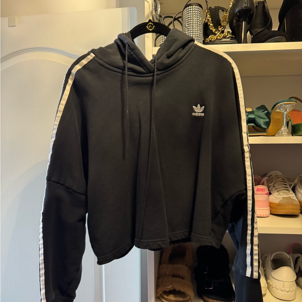 Women’s Adidas Black Hoodie with Logo